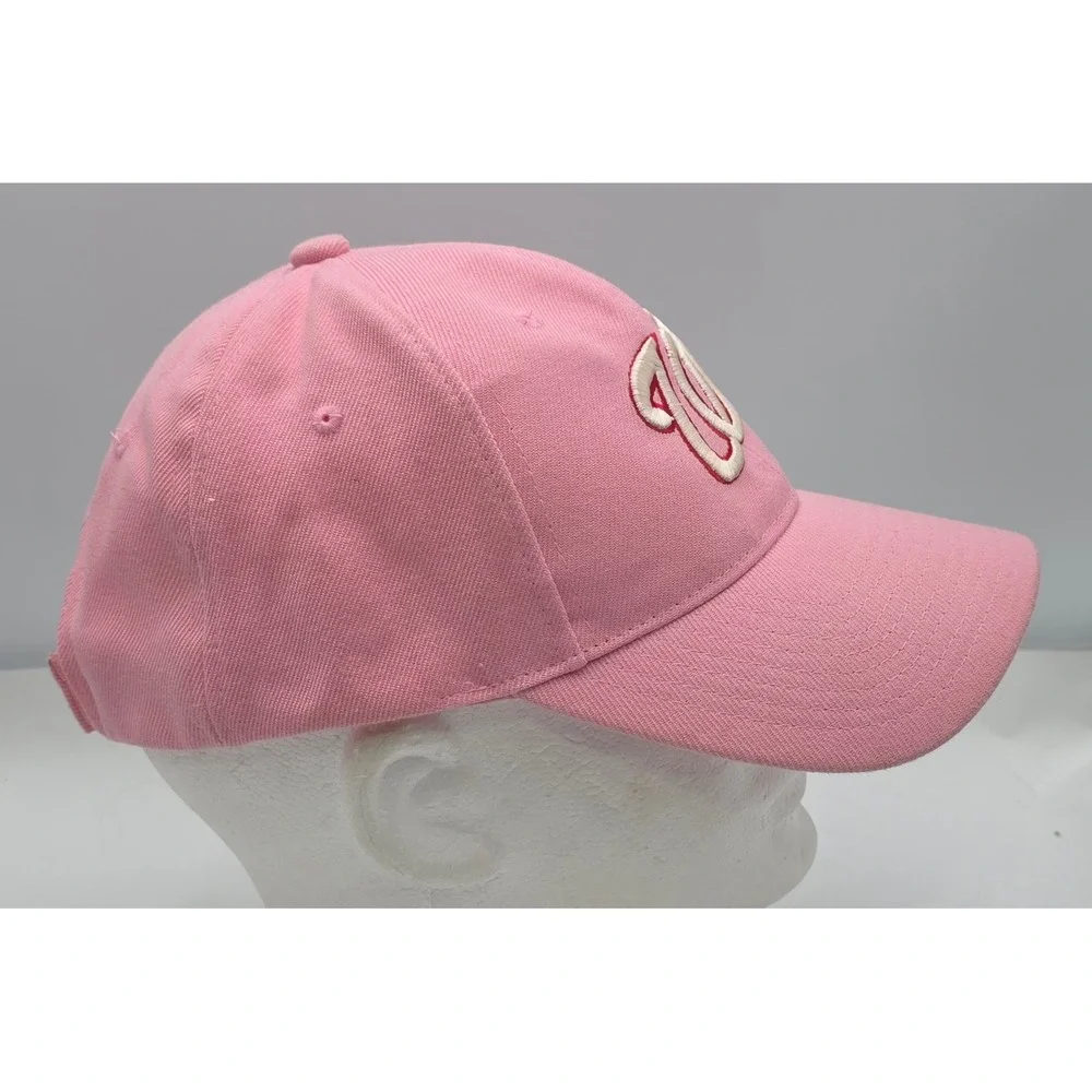 Washington Nationals MLB Pink Baseball Cap Womens Strapback Hat